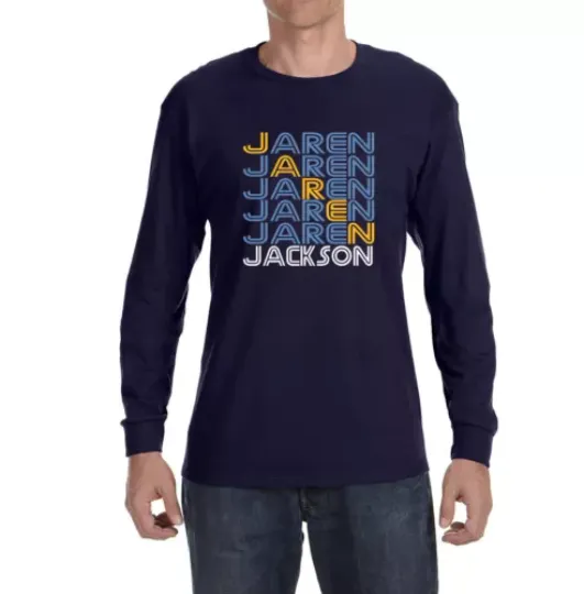 Discover Memphis Grizzles Jaren Jackson Jr Text Long sleeve shirt