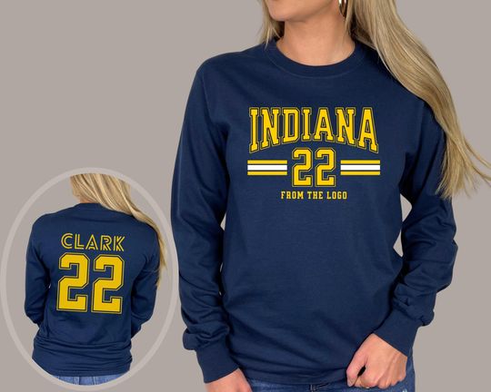 Caitlin Clark Indiana 22 Fever Basketball Long-Sleeve Youth & Adult Unisex Long - Sleeve T-shirt