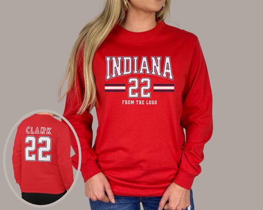 Caitlin Clark Indiana 22 Fever Basketball Long-Sleeve Youth & Adult Unisex Long - Sleeve T-shirt