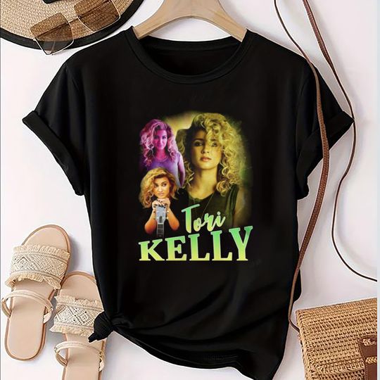 Discover Tori Kelly Bootleg 90s Vintage Shirt, Tori Kelly Graphic Shirt, Tori Kelly Merch, Tori Kelly Fan Gift, Tori Kelly Purple Skies Tour 2024 Tee