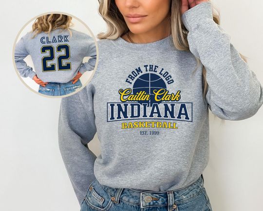 Caitlin Clark Indiana 22 Graphic  Long Sleeve Clark 22 Youth & Adult Unisex  Long Sleeve