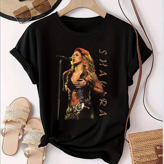 Discover Shakira World Tour 2024 Merch, 2024 Shakira World Tour Fan Shirt, Shakira 2024 Fan Gift, Shakira Shirt, Vintage Shakira Tee, Shakira Concert