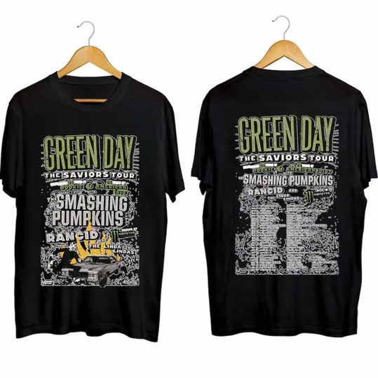 Discover Green Day BandTour T-shirt Green Day Concert Green Day the Saviors 2024
