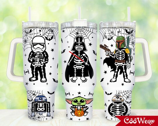 Discover Movies Characters 40oz Tumbler  , Horror Characters 2 pieces 40 oz Tumbler  , Horror Halloween Tumbler 40oz  Sublimation Designs