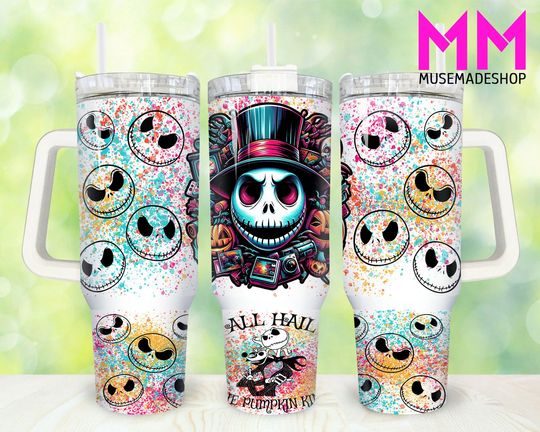 Discover Horror Movies 40oz Tumbler  , Halloween Tumbler 40oz  , Halloween Horror 40oz Tumbler  , Horror Characters 40oz Quencher Tumbler