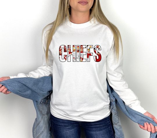 Kansas City Chiefs Shirt, KC Chiefs Football, Chiefs Long Sleeve T-Shirt