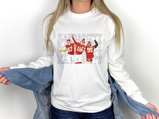 Kansas City Chiefs Shirt, KC Chiefs Football, Chiefs Long Sleeve T-Shirt