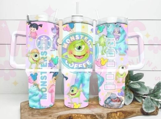 Discover Monsters Tumbler, Tumbler 40 oz, Monsters Tumbler 40oz, Monsters, Halloween