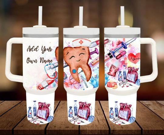 Discover Dentist nurse 40oz tumbler wrap,nurse Tumbler 40oz   ,Tumbler 40oz