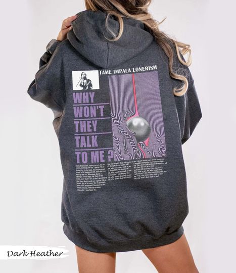 Discover Tame Impala Hoodie, Vintage Tame Impala Currents Graphic Tee, Tame Impala Shirt, Album Cover Unisex Hoodie, Gift For Men