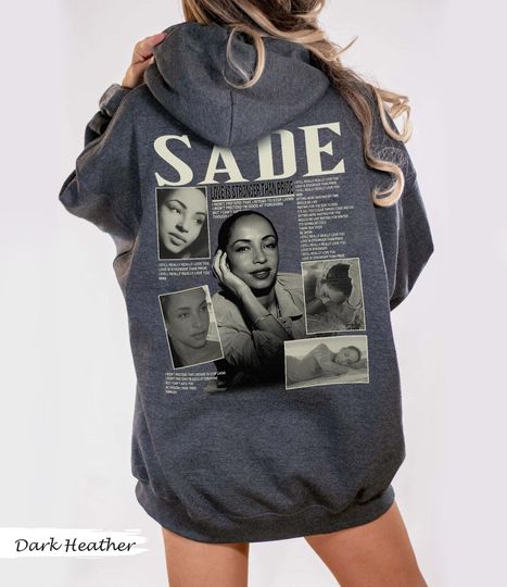 Discover Sade Hoodie, Vintage Sade Shirt, Sade Adu Graphic T-shirt, Sade T-Shirt, Gift For Men