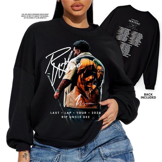 Rod Wave Sweatshirt, Rod Wave, Rod Wave Shirt, Rod Wave Last Lap, Rod Wave Last Lap Shirt, Rod Wave Concert Shirt, Rod Wave Graphic shirt