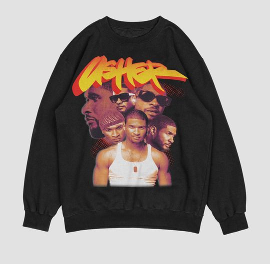 Limited Usher sweater, Retro sweatshirt,Vintage, crewneck, 90's R and B, Crewneck Sweater, Perfect Gift, Concert, Unisex
