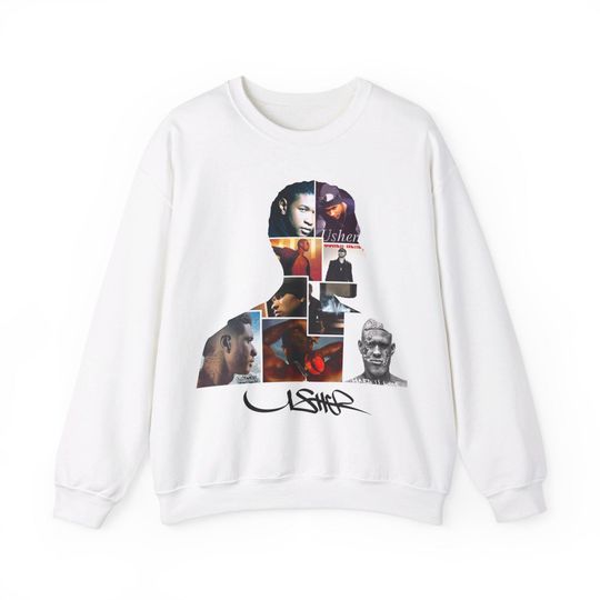 Discover Usher print world tour sweatshirt Usher past present future world Tour shirt Usher sweatshirt Usher fan merch Usher concert Usher gift