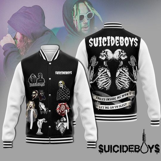Discover Suicideboy G59 Jacket Men, Greyday Tour 2024 Baseball Jacket, Suicideboy Shirt, Music Concert Tee, Suicideboy Merch, Gift For Him