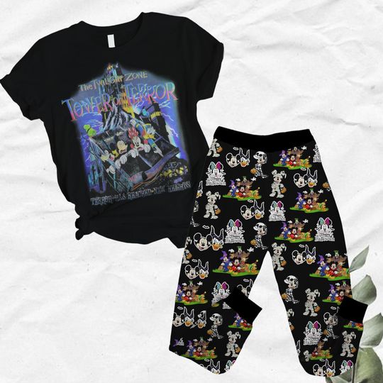 Discover Mickey Not So Scary Pajamas, Halloween Party 2024 Shirt, Mickey And Friends Pumpkin Pajamas, Disney Group Shirt, Magic Kingdom Shirt