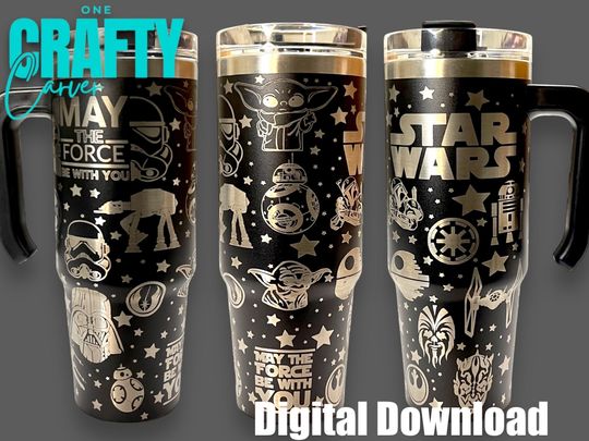 Discover Star W. 40oz Laser Engraved Tumbler