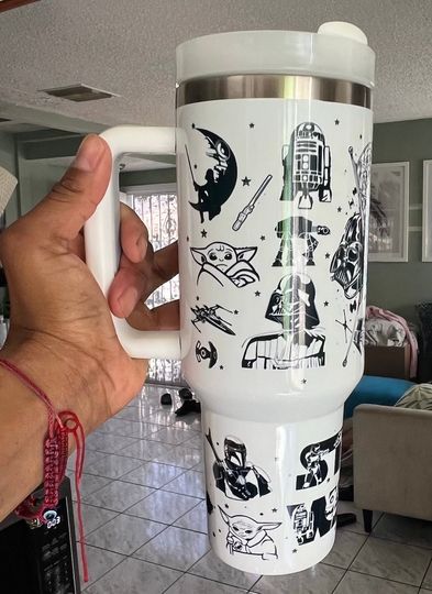 Discover 40 oz space wars Themed Tumbler/ gift tumbler/ Christmas/