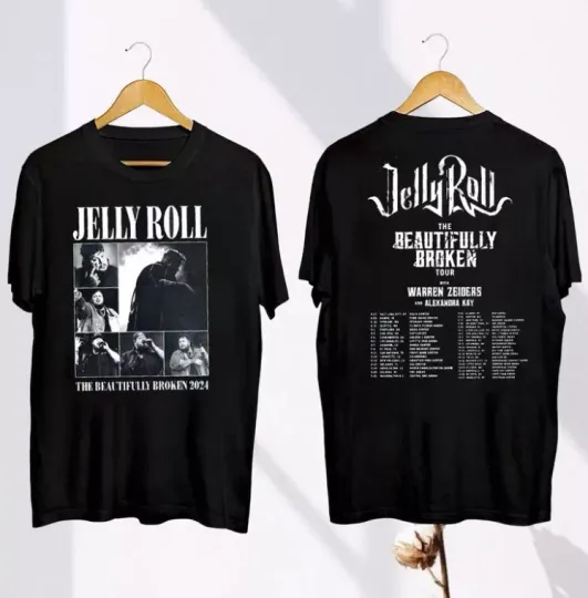 Discover Jelly Roll Tour 2024 T-Shirt, Jelly Roll Fan Gift