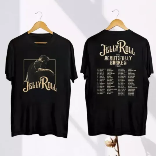 Jelly Roll The Beautifully Broken Tour 2024 Shirt, Jelly Roll Fan Gift