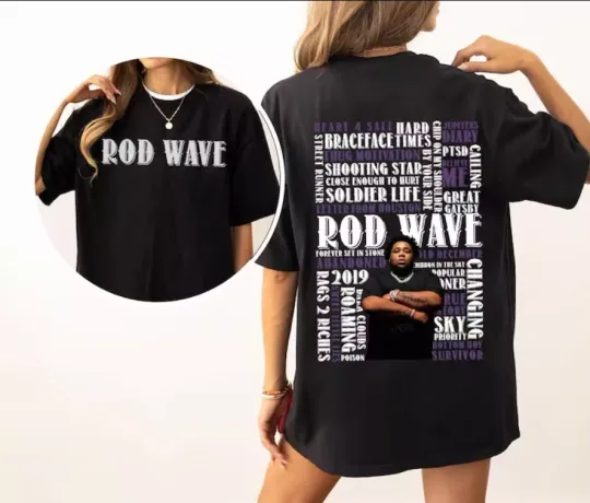 Rod Wave Shirt, Rod Wave Last Lap Tour Music Tee, Rod Wave Fan Gift
