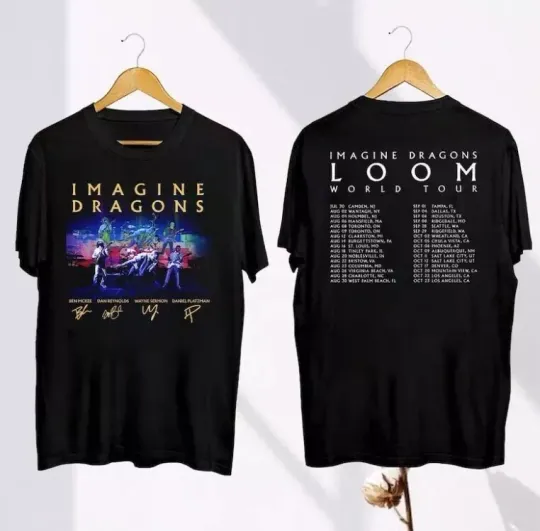 Discover 2024 Imagine Dragons Loom Tour T-Shirt, Imagine Dragons 90s Vintage Shir