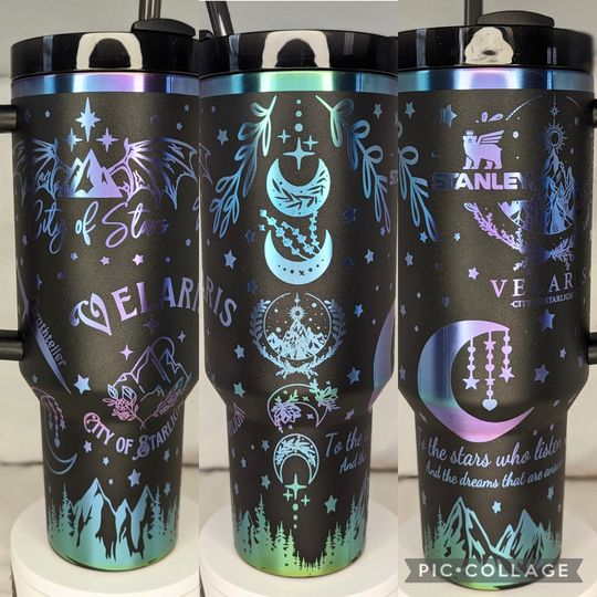 Velaris City of Starlight 40oz skinny tumbler