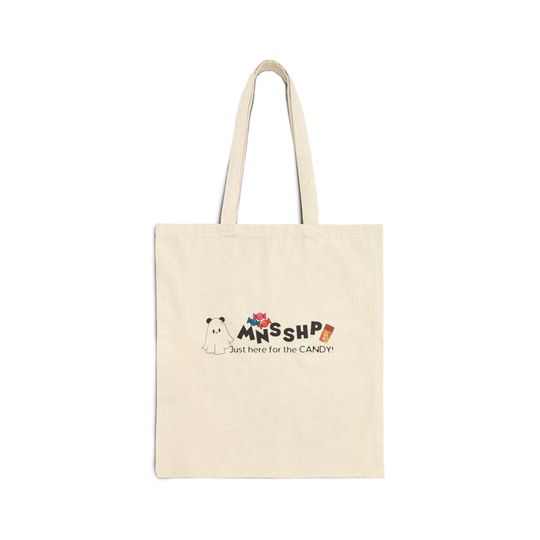 Discover Mickey's Not So Scary Halloween Party Candy Bag Cotton Canvas Tote Bag