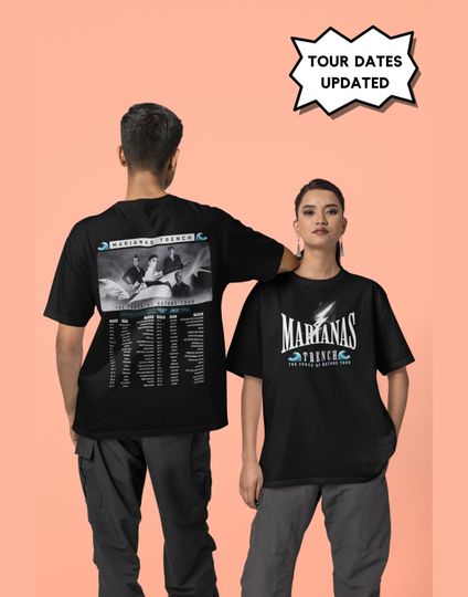 Discover Marianas Trench shirt "The Force of Nature" tour concert