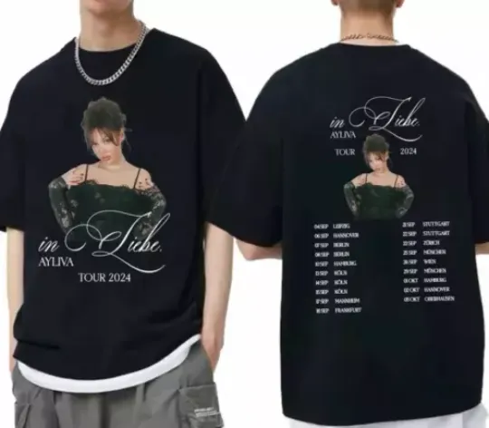 Discover Ayliva In Liebe Tour Shirt, In Liebe 2024 Concert Shirt, Ayliva Fan Gift