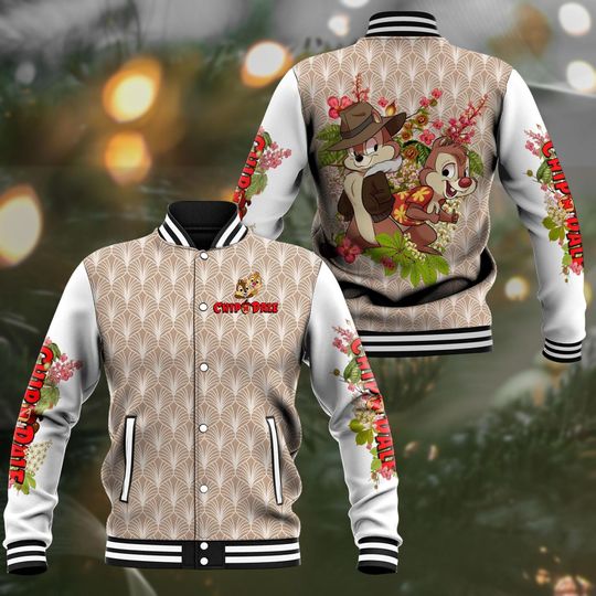 Chip And Dale Baseball Jacket, Double Trouble Racing Jacket, Disney Couple Jacket, Cute Cartoon Jacket Men, Disney Halloween Shirt