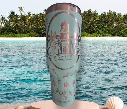 Discover 40oz Engraved Old Key West DVC Tumbler
