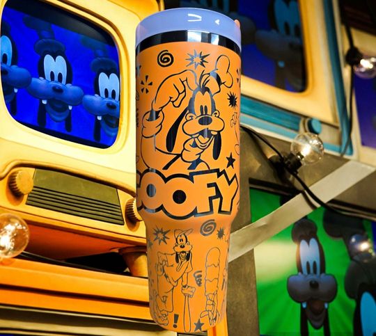 Discover 40oz  Laser Engraved Goofy Tumbler