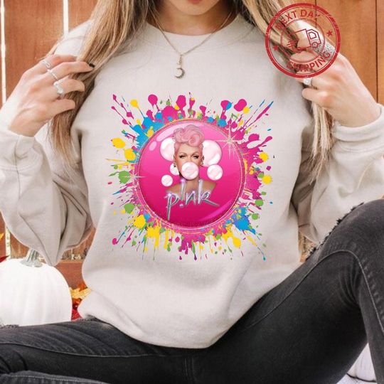 Discover P!nk Pink Summer Carnival Tour 2024 Sweatshirt, Pink Summer Carnival shirt, Pink On Tour 2024, Trust Fall Album Sweater, Pink Singer Gift
