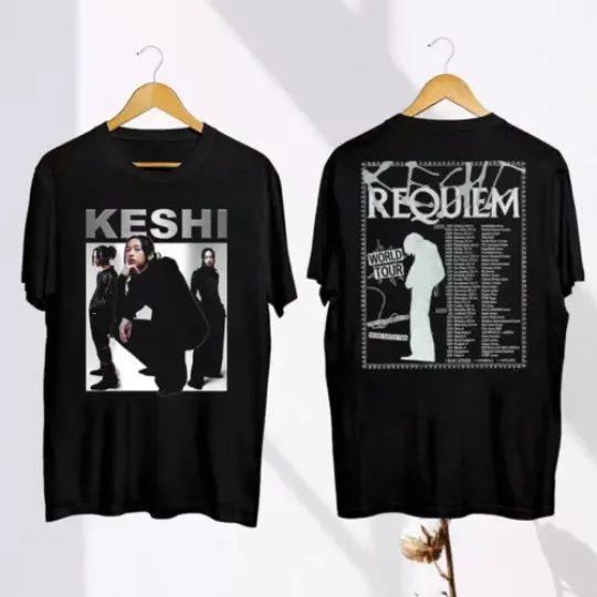 Discover 2024 Keshi Requiem World Tour t-Shirt, Keshi Fan Gift