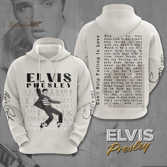 Elvis Presley Vintage Shirt, The King Of Rock And Roll Tshirt, Elvis Tour Hoodie, Rock Music Tour 2024 Merch, Elvis Presley Fan Gift
