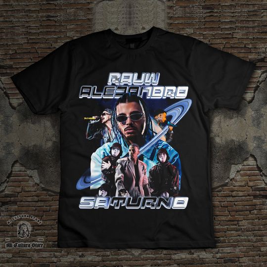 Rauw Alejandro Vintage look t-Shirt, Rauw Fan Shirt,Reggaeton Shirt,Rauw Shirt, Saturno Latino Rauw Tour, Rauw Alejandro Merch