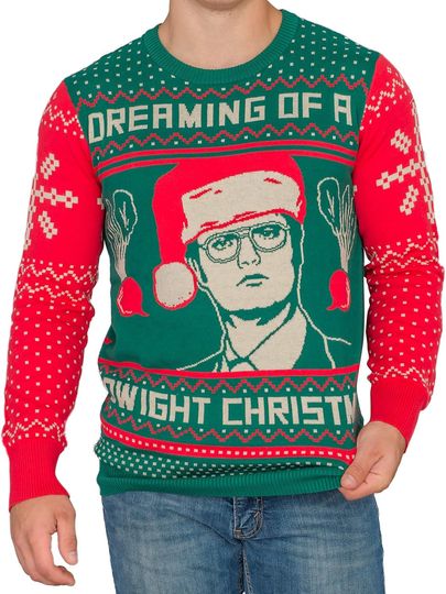 Discover RIPP JUNC The Office Dw Schrute Christmas Beets Ugly Christmas Sweater