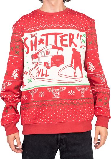 National Lampoons Christmas Vacation Shitters Full Cousin Eddie Ugly Christmas Sweater
