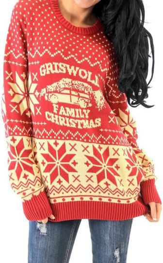 Discover Adult Unisex Movie Griswold Family Ugly Christmas Sweater