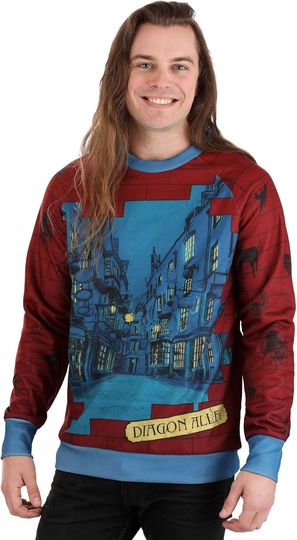Adult Harry Potter Themed Sweaters - Hogwarts Cosplay Sweatshirts - Unisex Harry Potter Sweaters