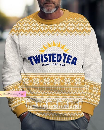 Twisted Tea Sweatshirt, Twisted Tea Christmas Sweatshirt, Twisted Tea Holiday Sweatshirt, Twisted Tea Shirt Men