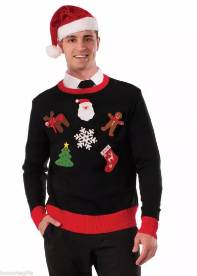 Discover DIY Christmas Sweater Kit Ugly Patches Party Jumper Do It Yourself Sweatshirt