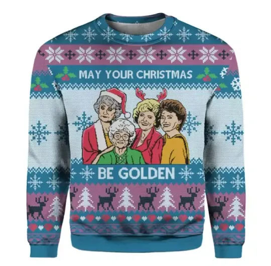 Discover 2023 Be Stay Golden Ugly Christmas Sweater, Stay Golden Funny Ugly Christmas