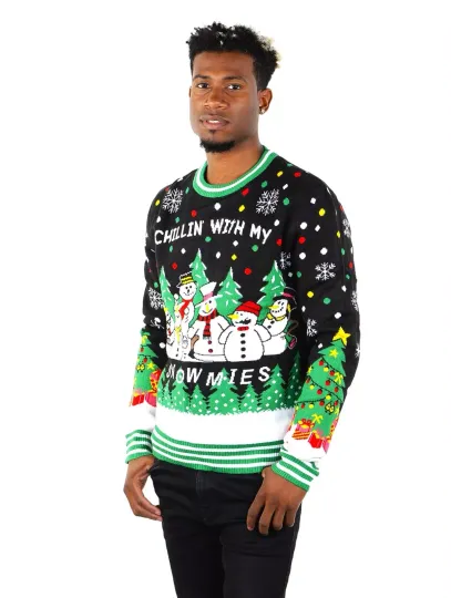 Discover SOCAL LOOK Men Ugly Christmas Sweater - Funny Cute Festive Holiday Pullover
