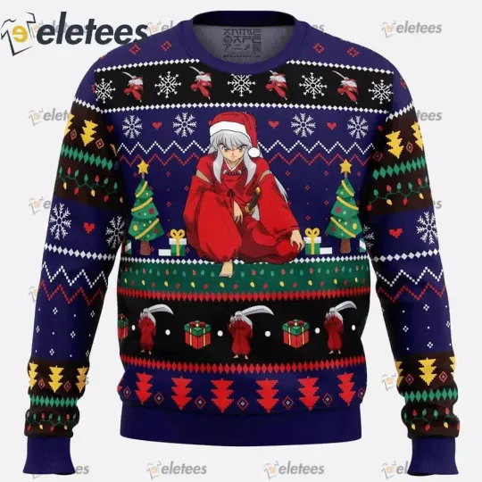 Discover Inuyaasha Ugly Christmas Sweater 5FCZBRZV
