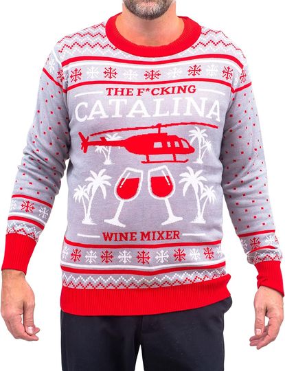 Discover Step Bros Catalina Wine Mixer Brothers Ugly Christmas Sweater