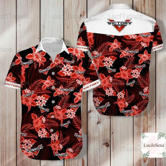 Discover Victory Motorcycles Button Shirt, Mens Motorcycles Shirt, Button Up Shirt, Motorcycles Racing T Shirt, Gift For Him, Gift For Husband