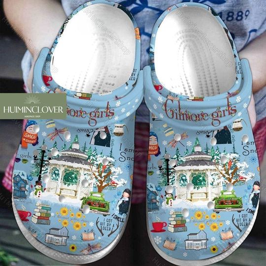 Gilmore Girl Christmas Clogs, Star Hollow Sandals, Gilmore Girl Slippers, Lukes Coffee Sandals, Dragonfly Gift, Vintage TV Show Merch