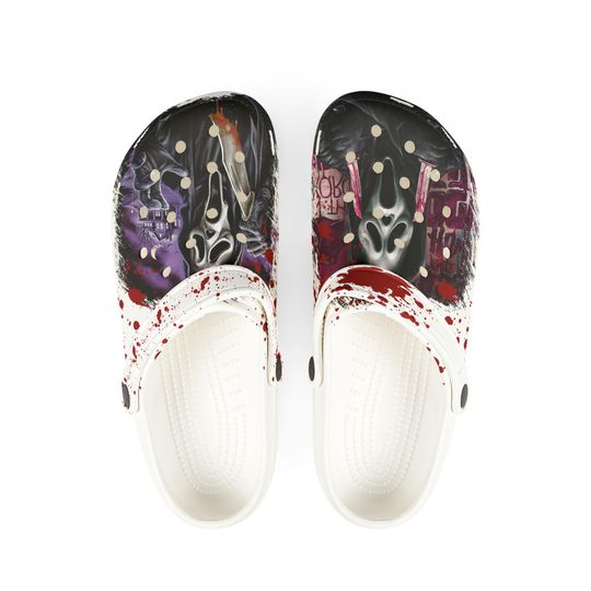 Ghostface EVA Foam Rubber Shoes (AOP)